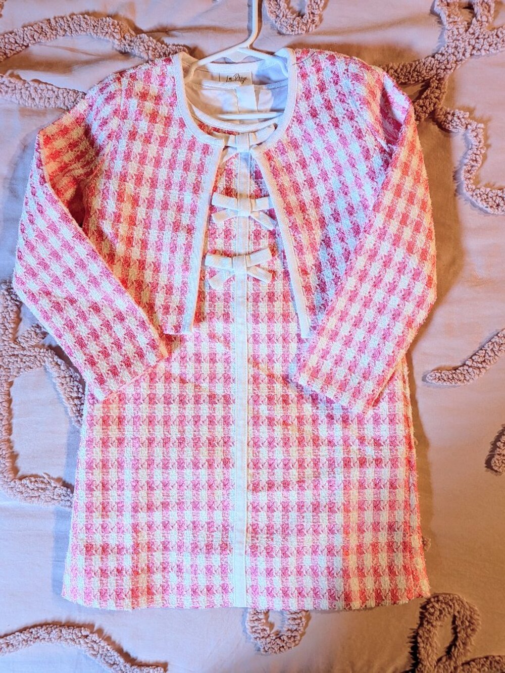 Girls Lilly Pulitzer Mini Aria Shift Dress and Mini Rohana Boucle Jacket size 6